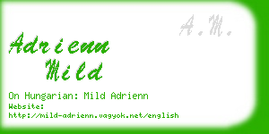 adrienn mild business card